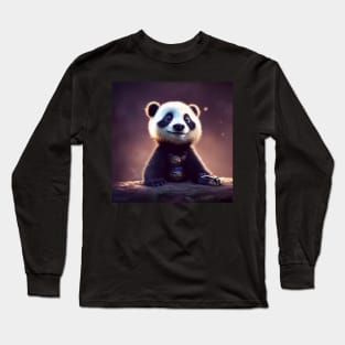 Cute baby panda Long Sleeve T-Shirt